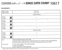 Knitting Pattern - Hayfield 10617 - Bonus Super Chunky - Cushion Covers